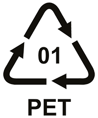 Recycling-Code 01, Polyethylenterephthalat (PET)