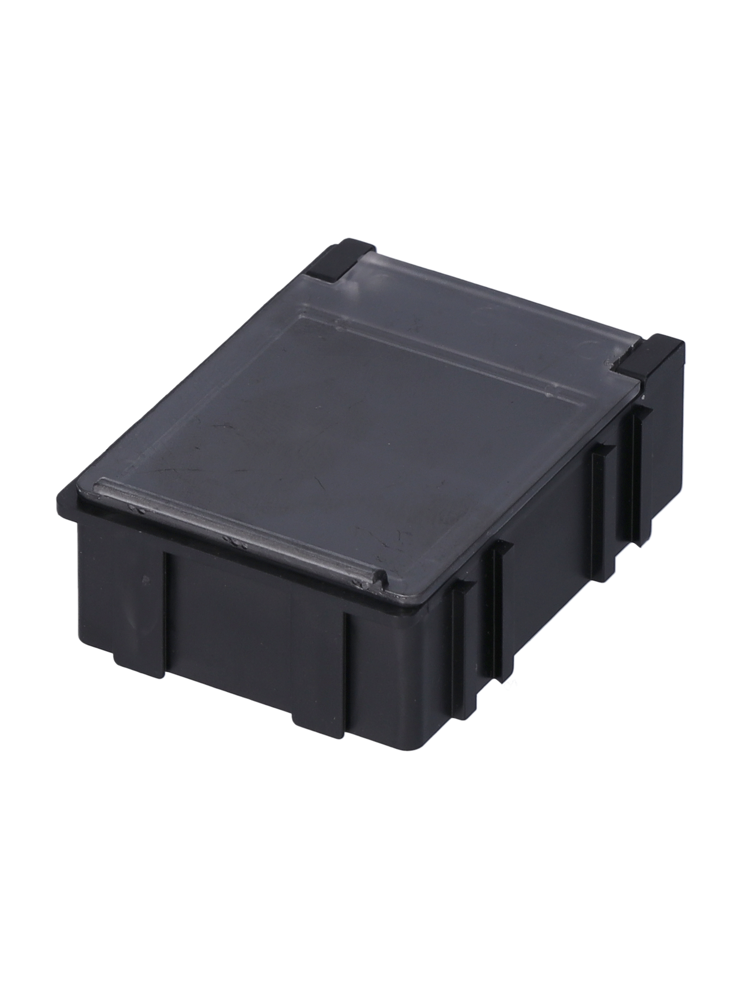ESD BOX 1 SW - SW: ESD SMD Klappbox 16 x 12 x 15 mm, Deckel schwarz bei  reichelt elektronik
