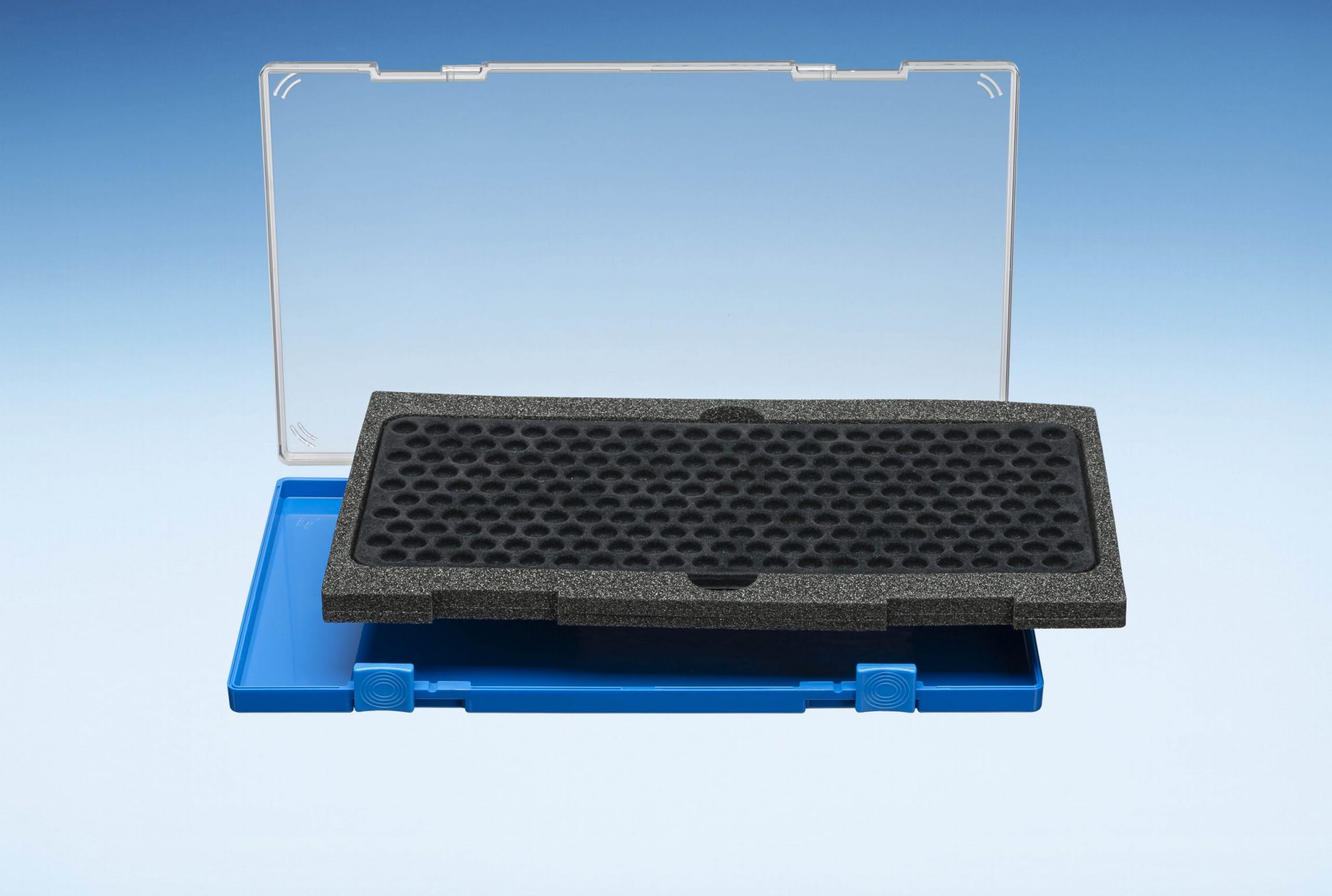 New work box for assembly trays