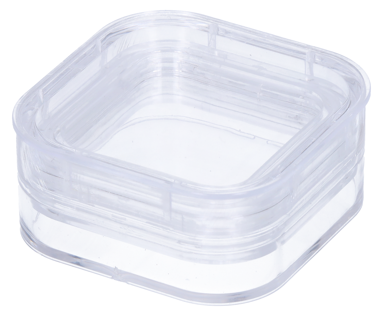 Square Plastic Boxes with Elastic Membrane 100mm x 100mm x 50mm