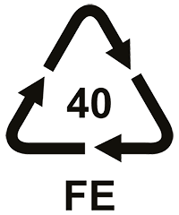 Recycling-Code 40, Stahl und Eisen (FE)