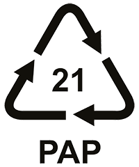 Recycling-Code 21, Sonstige Pappe (PAP)